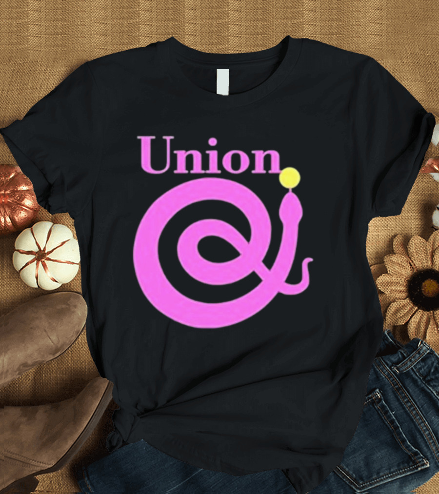 Union Pink Spiral Snake T-Shirt