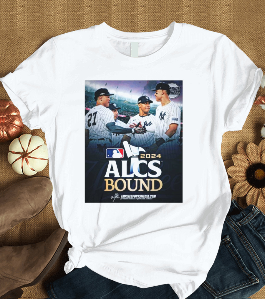 New York Yankees 2024 ALCS Bound Empire Sports Media T-Shirt