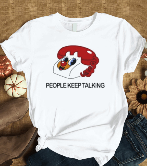 T-Shirt: People Keep Talking Tour October 10 2024 Chicago IL Retro Telephone T-Shirt People Keep Talking Tour October 10 2024 Chicago IL Retro Telephone T-Shirt