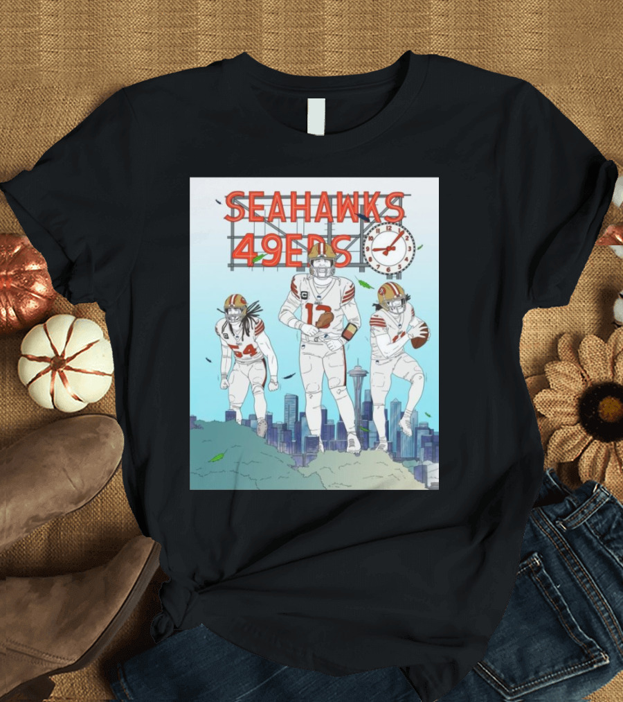 Seahawks vs 49ers Redemption Tour Gameday Seattle Football Showdown T-Shirt