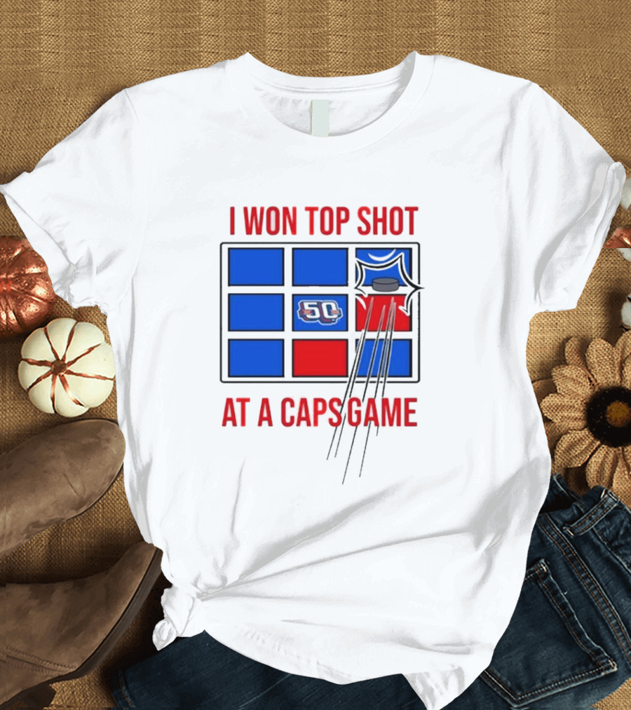 I Won Top Shot At A Caps Game 50th Anniversary T-Shirt
