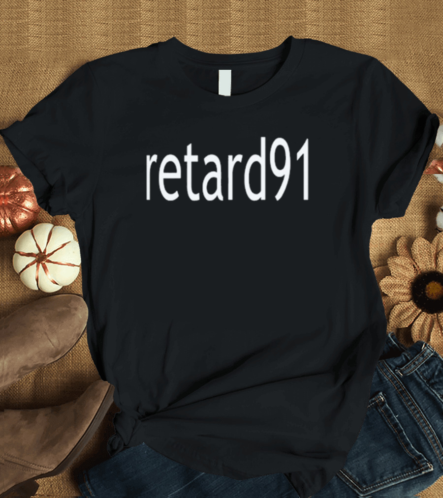 JamesCageWhite Retard91 T-Shirt