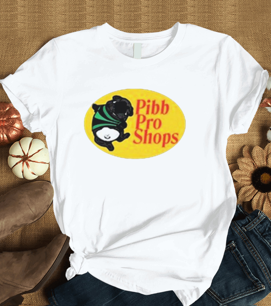 Pibble Palace Pibb Pro Shops Yellow Oval Bulldog T-Shirt