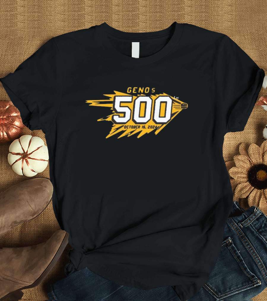 Evgeni Malkin Pittsburgh Penguins Geno’s 500th October 16 T-Shirt