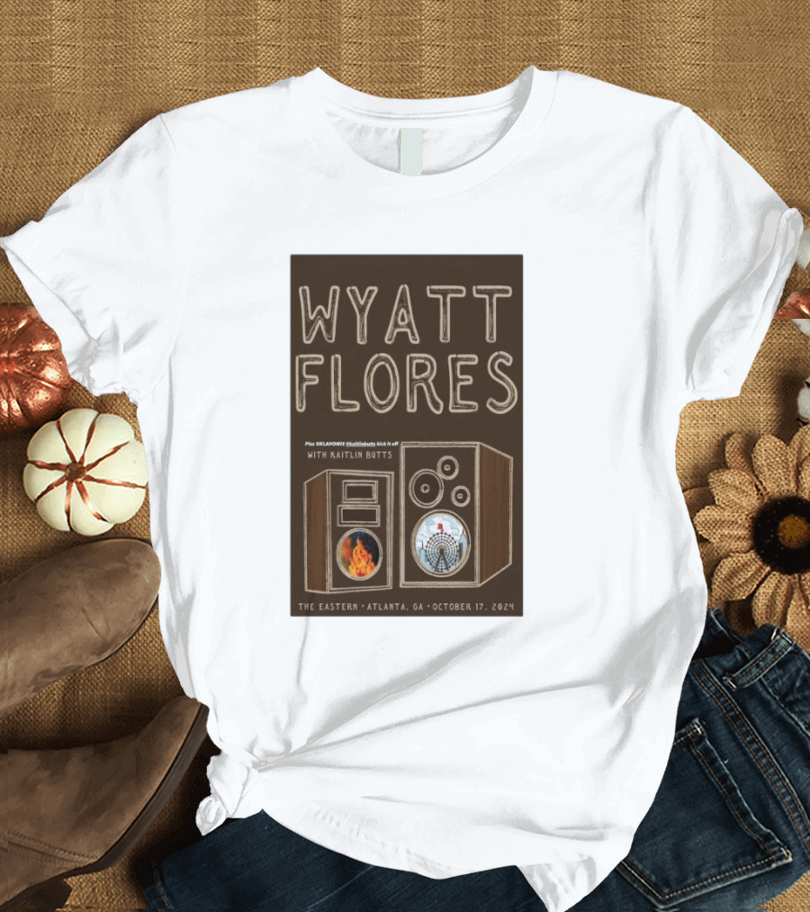 Wyatt Flores Plus Oklahoma With Kaitlin Butts The Eastern Atlanta GA October 17 T-Shirt