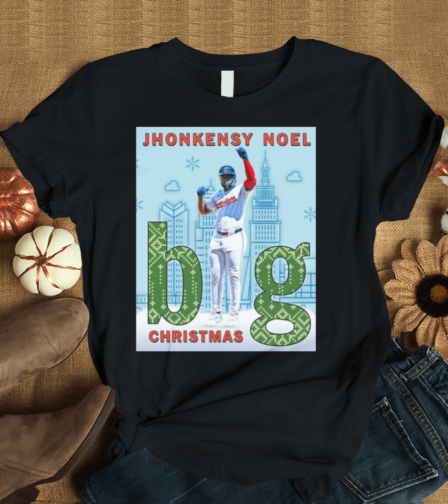 Jhonkensy Noel Big Christmas Cleveland Guardians T-Shirt