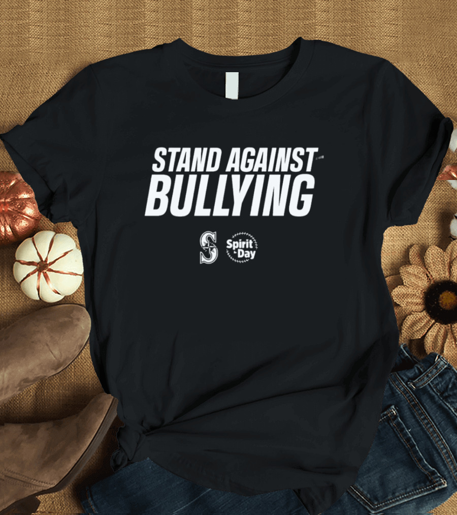 Seattle Mariners Spirit Day Stand Against Bullying T-Shirt
