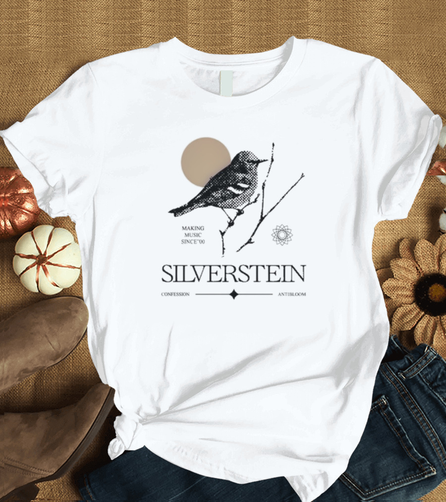 Silverstein Confession Making Music Since '00 Bird and Sun T-Shirt