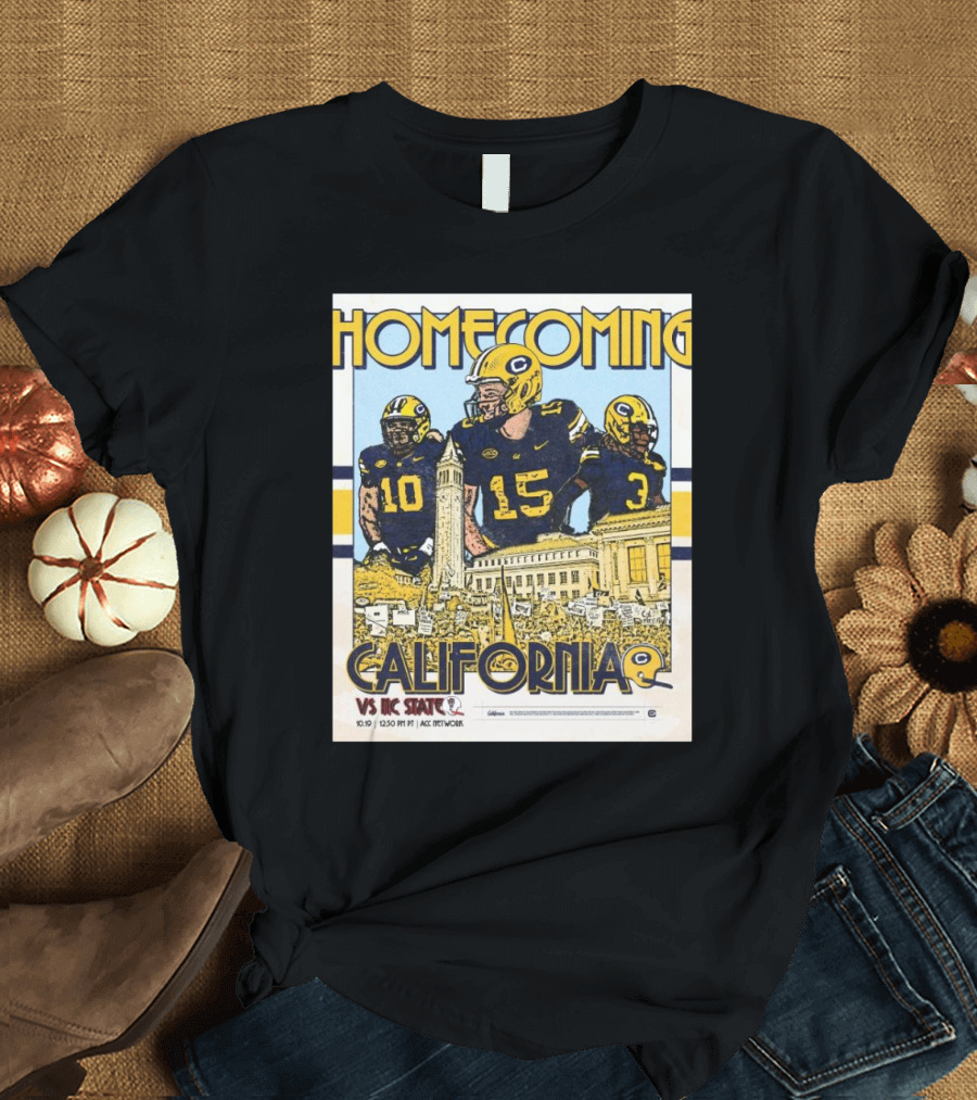 California Golden Bears Homecoming vs NC State Wolfpack 10.19.24 T-Shirt