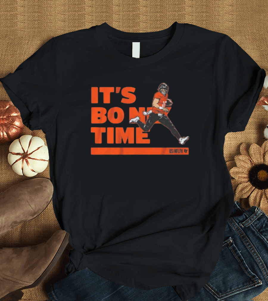 It's Bo Nix Time NFLPA Football Action T-Shirt