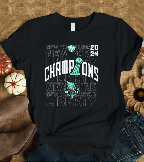 T-Shirt: New York Liberty WNBA Champions 2024 Finals T-Shirt New York Liberty WNBA Champions 2024 Finals T-Shirt