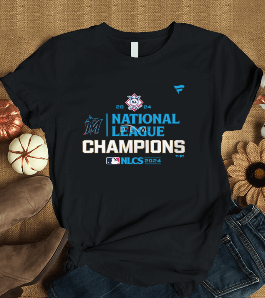 Miami Marlins National League Champions NLCS 2024 MLB T-Shirt