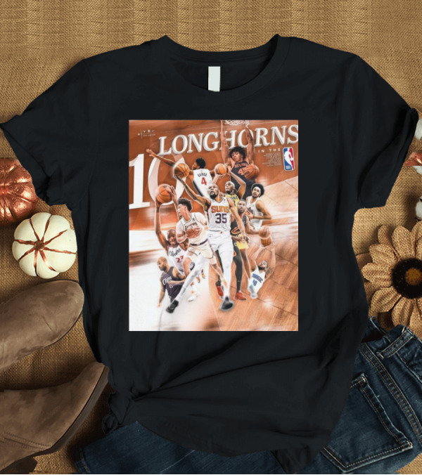 T-Shirt: Texas Longhorns NBA Jarrett Allen Mohamed Bamba Kevin Durant Basketball Stars T-Shirt Texas Longhorns NBA Jarrett Allen Mohamed Bamba Kevin Durant Basketball Stars T-Shirt