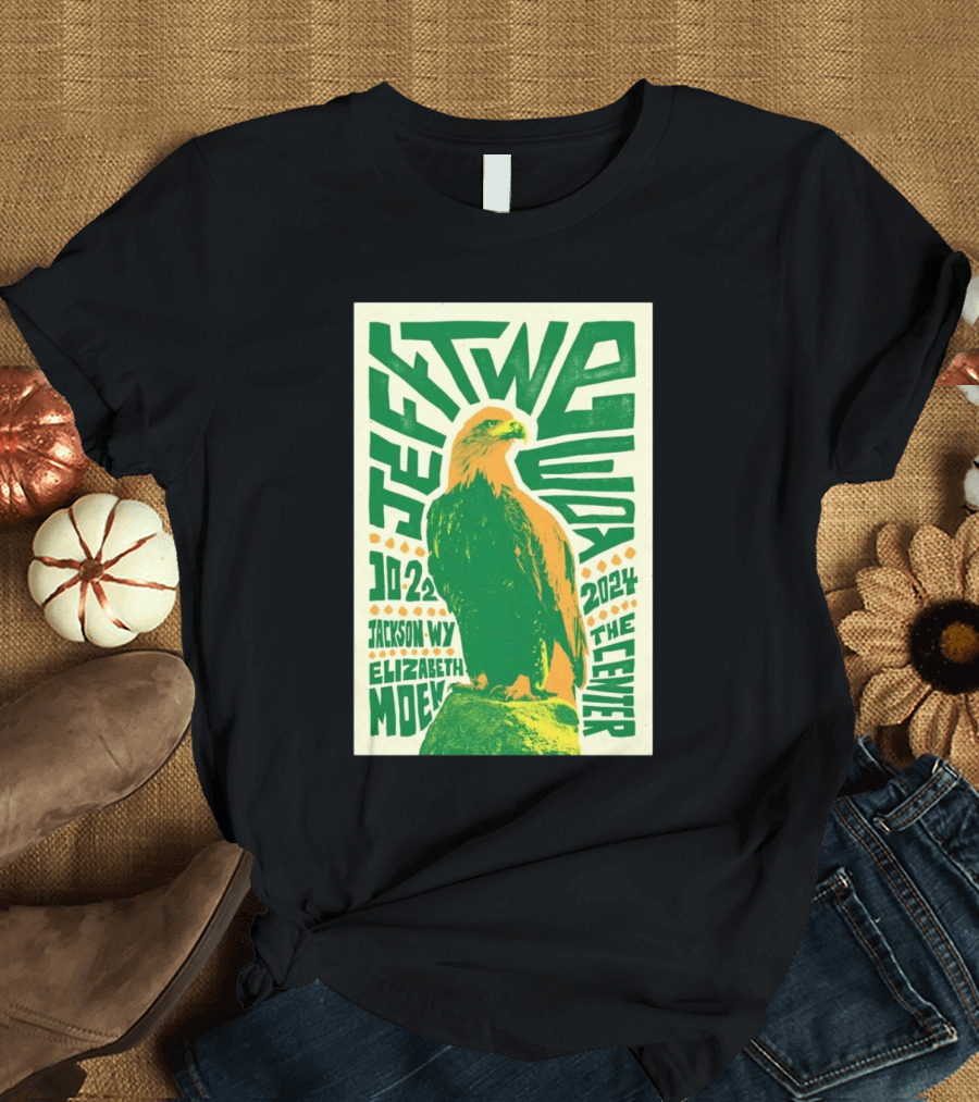 Jeff Tweedy October 22 2024 Jackson WY The Center Elizabeth Moen Eagle T-Shirt