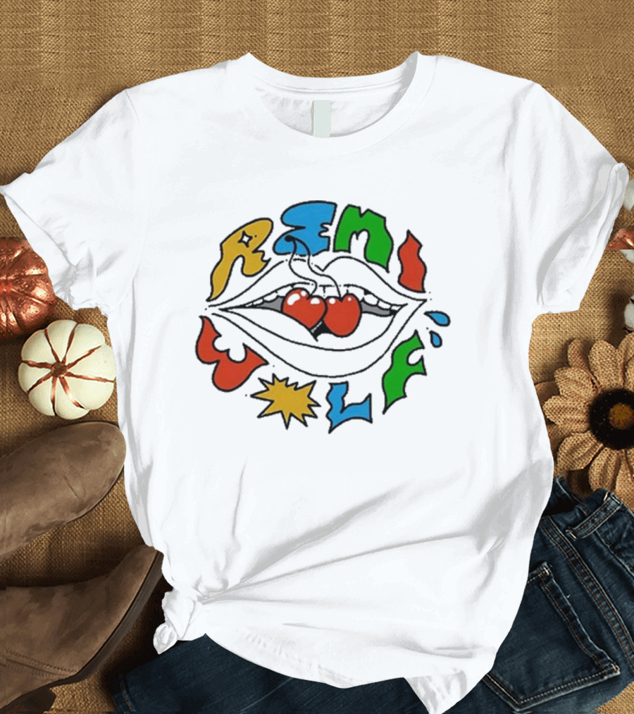 Remi Wolf Colorful Mouth Cherries T-Shirt