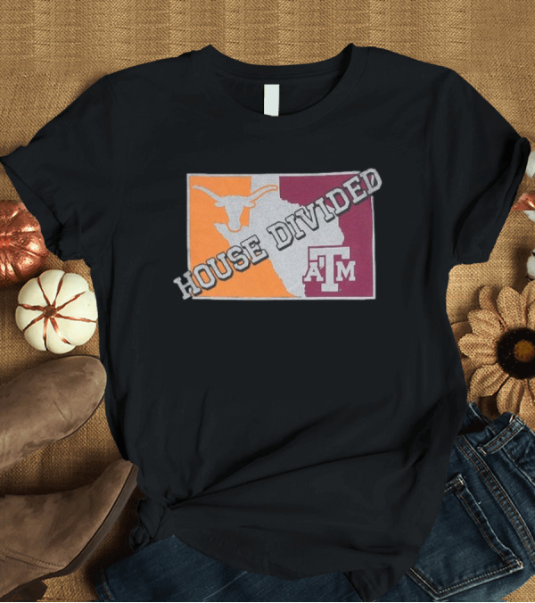 T-Shirt: Texas A&M House Divided Longhorns T-Shirt Texas A&M House Divided Longhorns T-Shirt