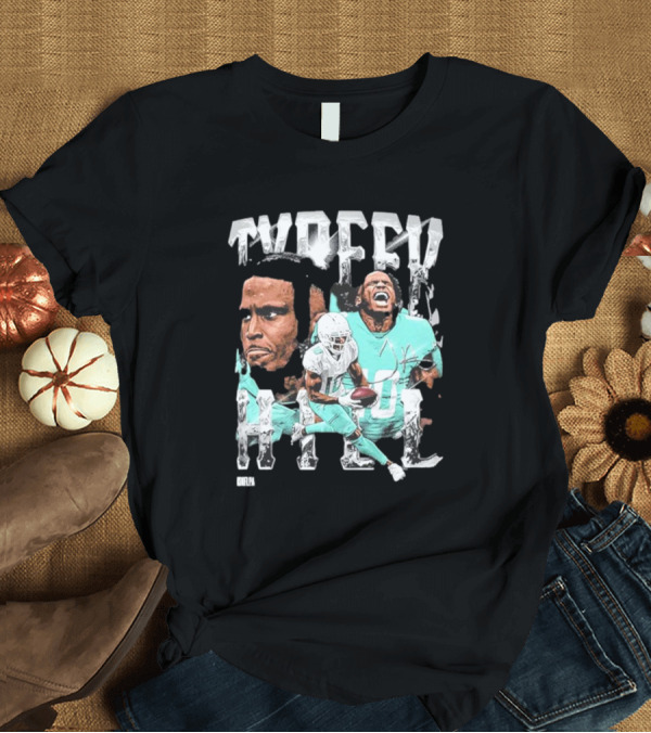 T-Shirt: Tyreek Hill Miami Dolphins NFL Homage 2024 Signature T-Shirt Tyreek Hill Miami Dolphins NFL Homage 2024 Signature T-Shirt