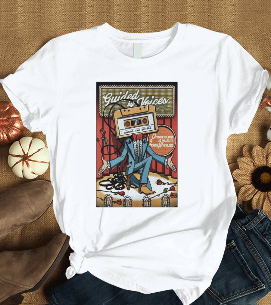 Guided By Voices Will Johnson Ferris Wheelers Dallas TX October 26 T-Shirt