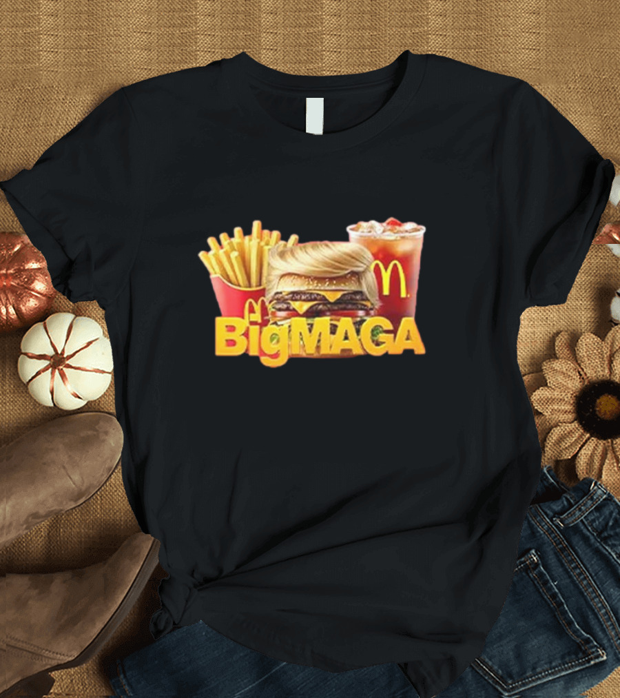 BigMAGA Burger Trump McDonald’s Combo T-Shirt