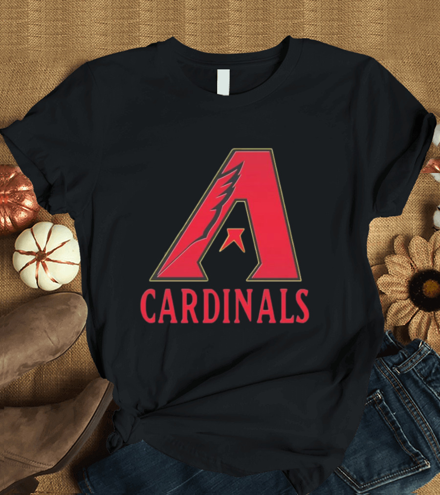 Arizona Cardinals Diamondbacks Mashup NFL MLB T-Shirt