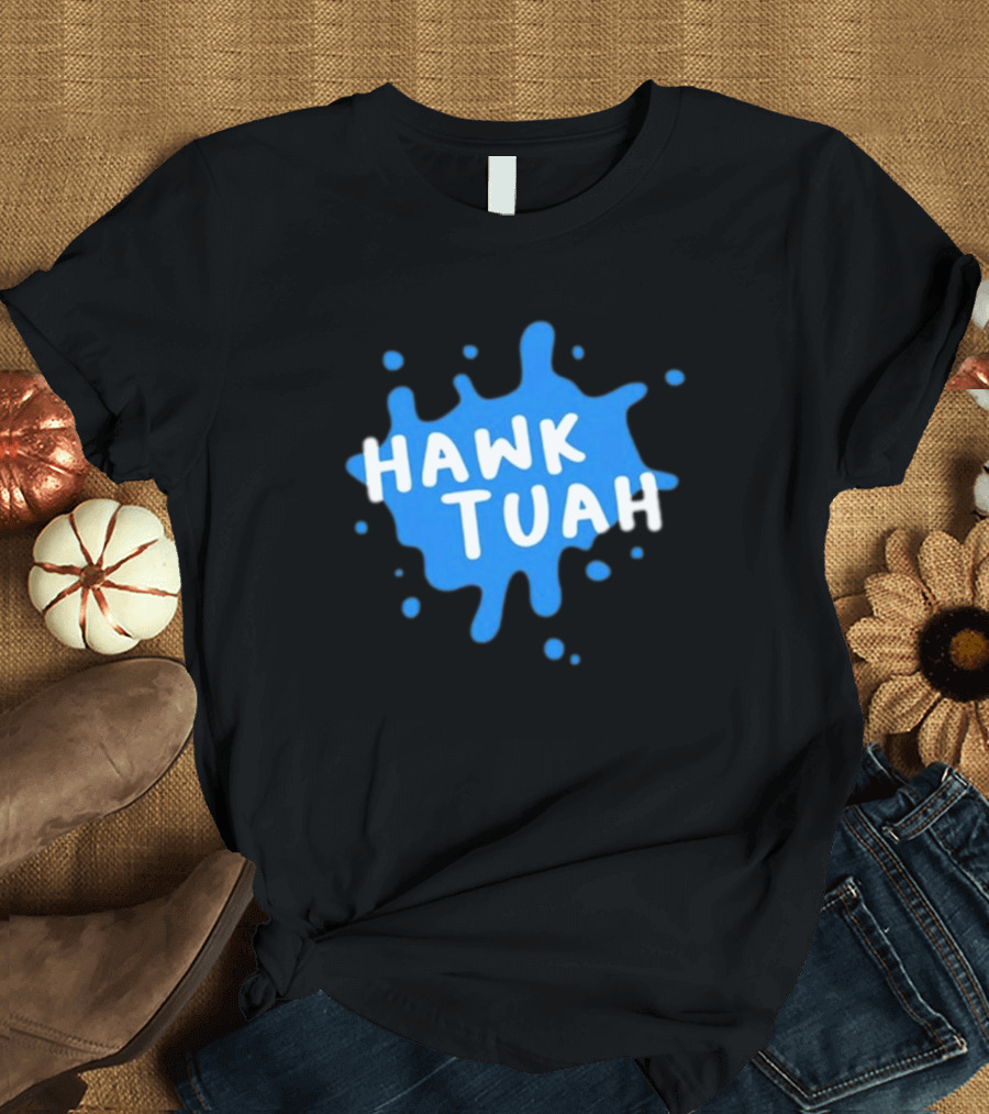 Hawk Tuah Donut Operator Silly Geese Splatter T-Shirt
