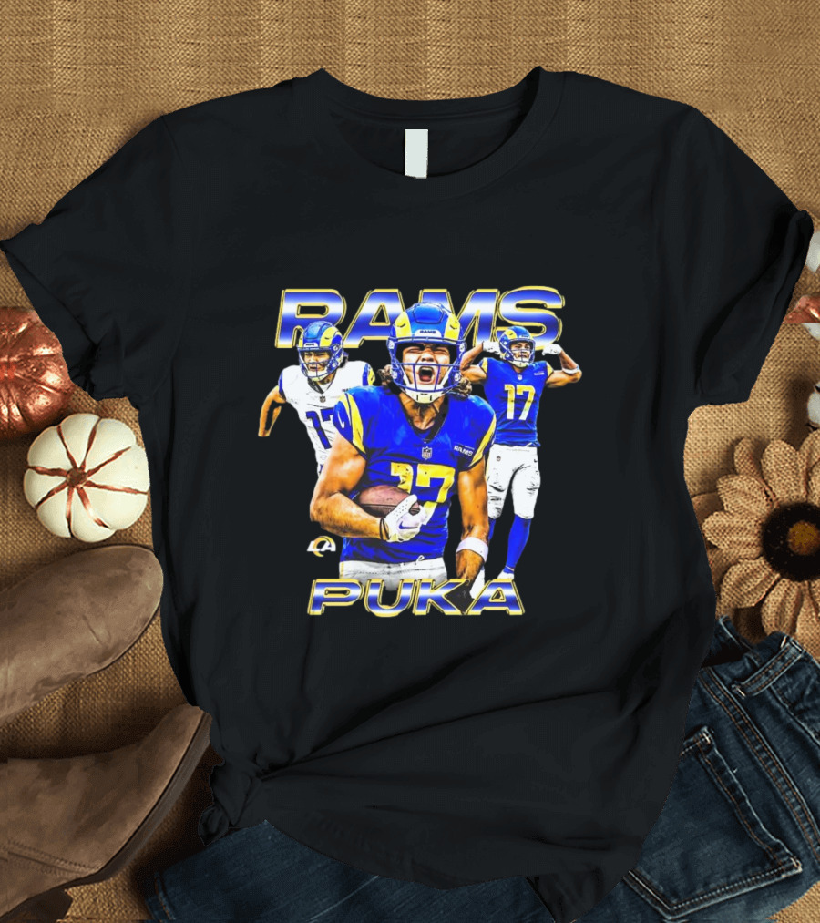 Rams Puka Nacua #17 Los Angeles Dynamic Football Star T-Shirt