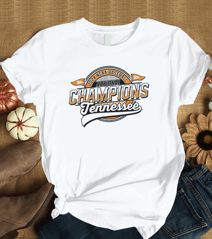 Tennessee Vols 2024 NCAA Baseball National Champions College World Series T-Shirt