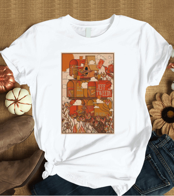 T-Shirt: Jeff Tweedy U. MAIL Grass Valley CA October 25 2024 The Center For The Arts T-Shirt Jeff Tweedy U. MAIL Grass Valley CA October 25 2024 The Center For The Arts T-Shirt
