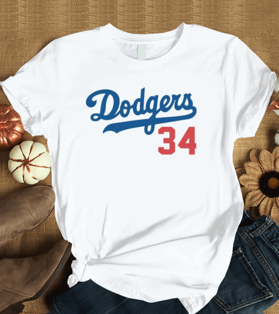 Dodgers 34 Los Angeles Jack Honoring El Toro Fernando Valenzuela T-Shirt