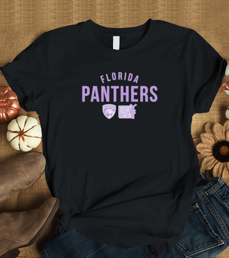 Florida Panthers Hockey Fights Cancer Richmond Resilient T-Shirt