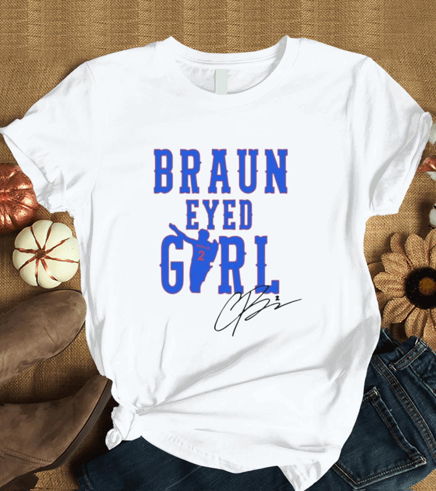 Braun Eyed Girl Christian Braun Signature Basketball T-Shirt