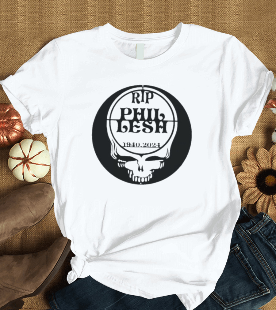 RIP Phil Lesh Grateful Dead Skull Logo 1940 T-Shirt