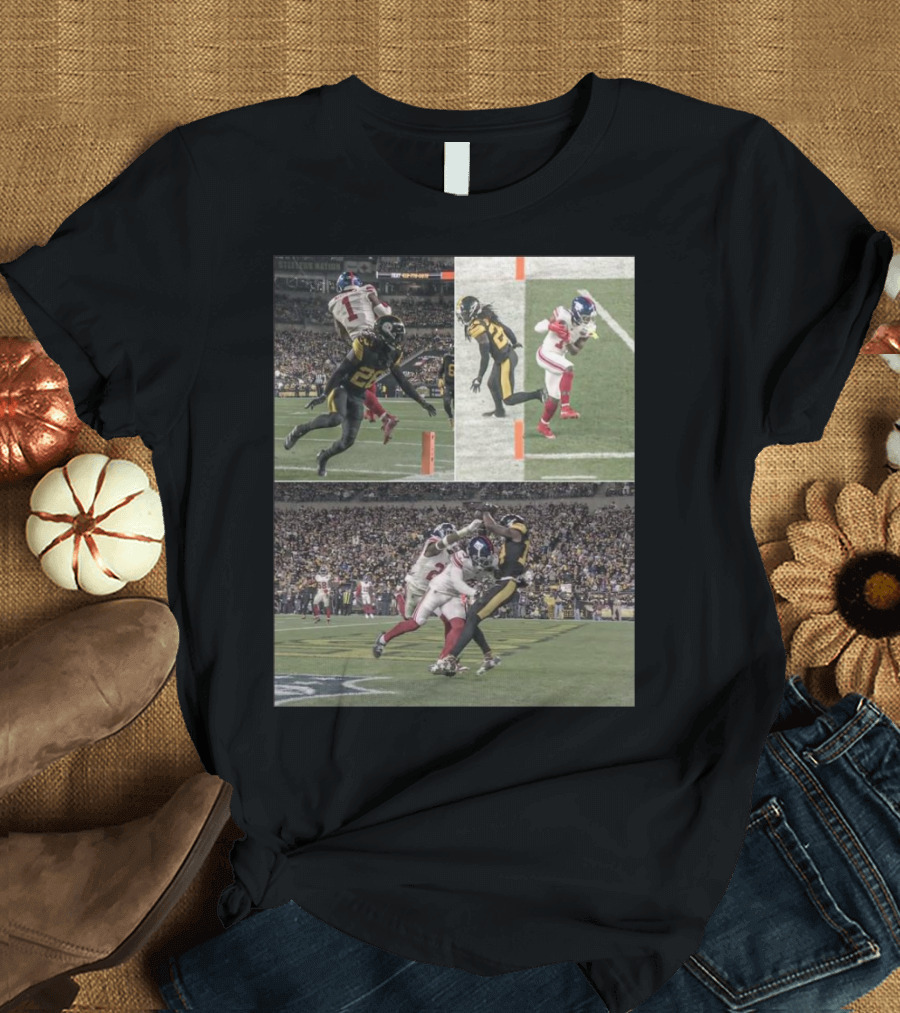 Malik Nabers George Pickens Both Close Scoring Touchdowns Football Moments T-Shirt