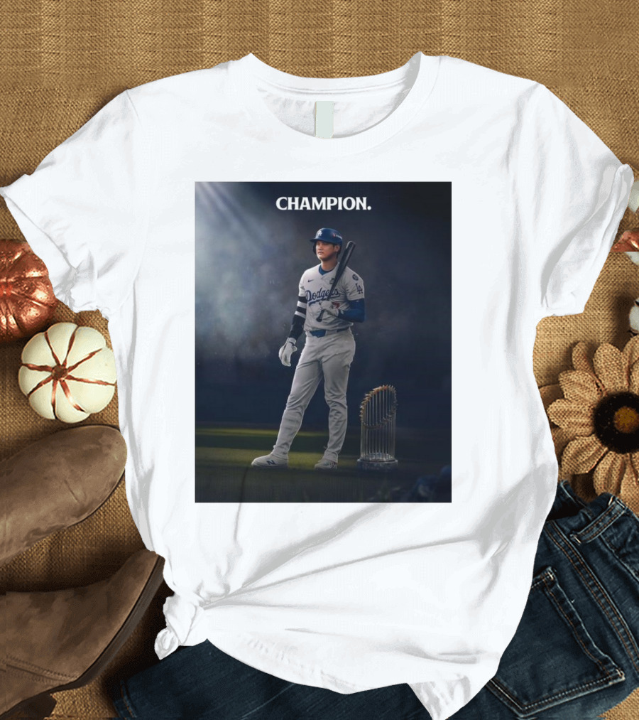 Shohei Ohtani Los Angeles Dodgers Champion 2024 MLB World Series T-Shirt