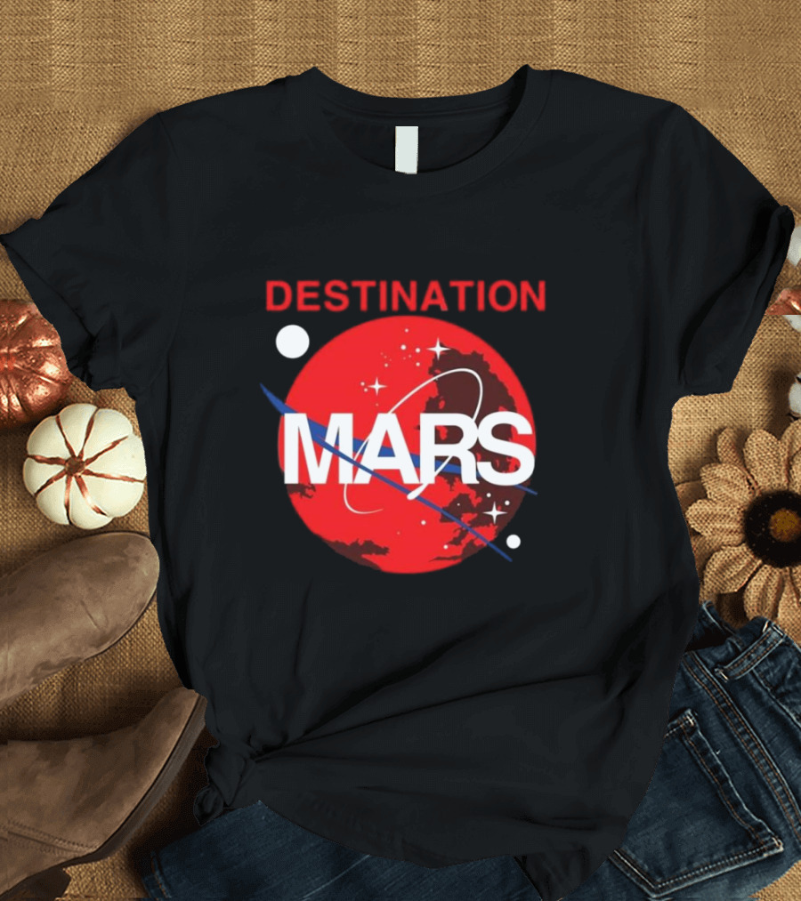 Buzz Aldrin Destination Mars NASA Space Exploration T-Shirt