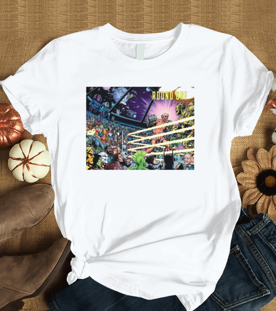 Round One Boxing Scene from DieDieDie Comic Spread T-Shirt