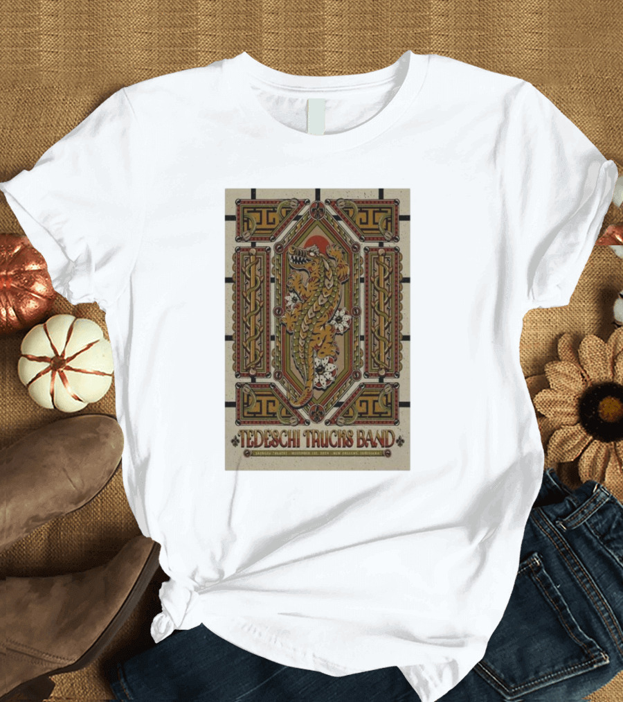 Tedeschi Trucks Band Nov 1 2024 Saenger Theatre New Orleans LA Dragon T-Shirt