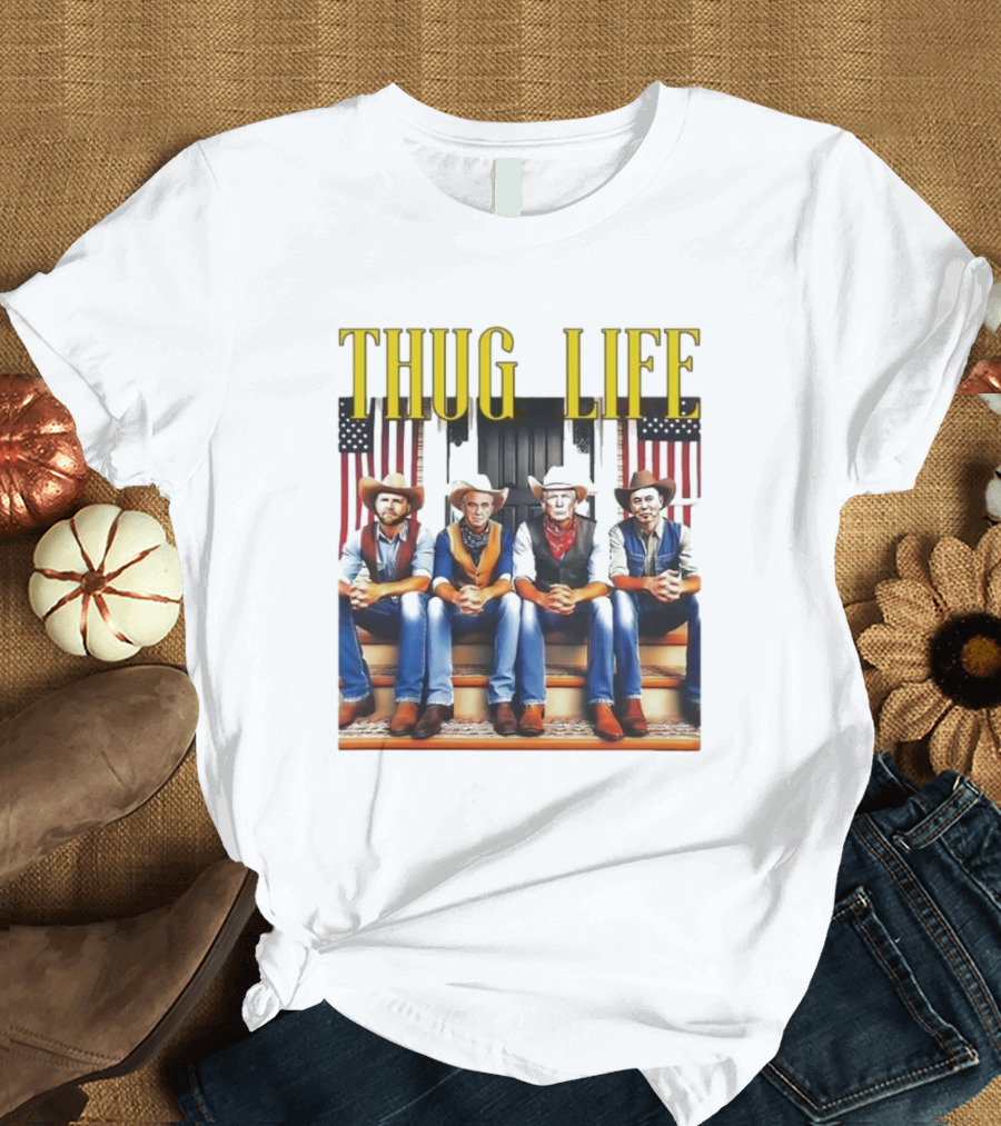 Thug Life Team Cowboys USA T-Shirt