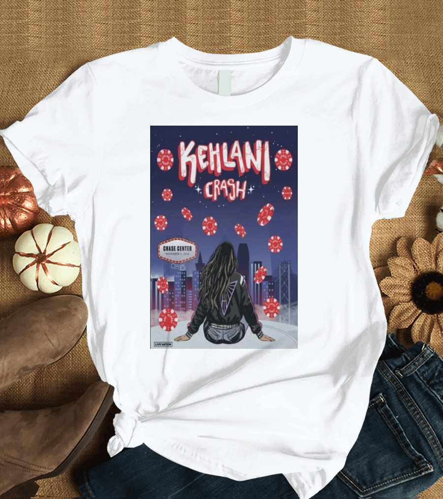Kehlani Crash World Tour San Francisco November 2 2024 Chase Center T-Shirt