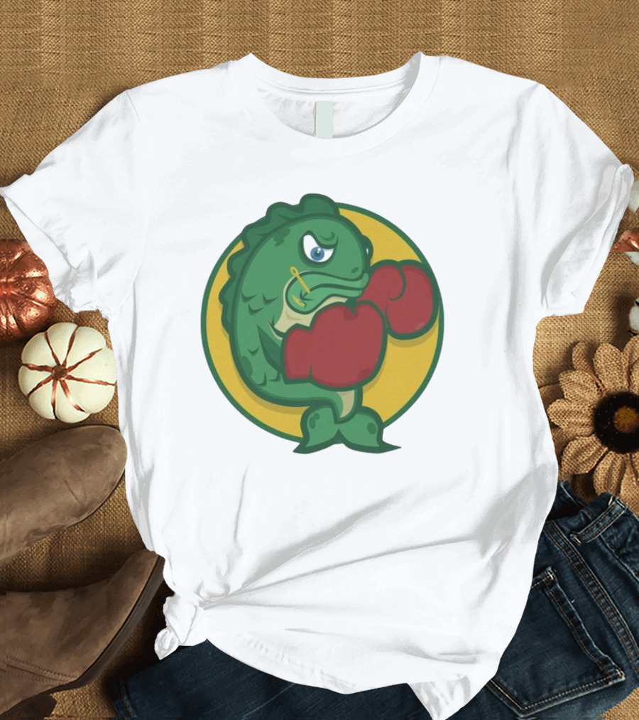 Hookline Sinkers Boxing Fish Icon T-Shirt
