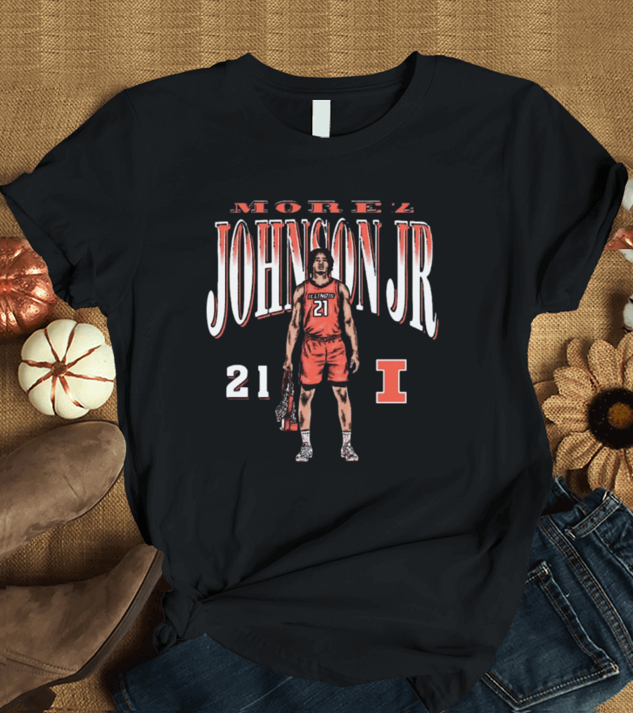 Morez Johnson Jr Illinois 21 Fighting Illini Basketball Classics T-Shirt