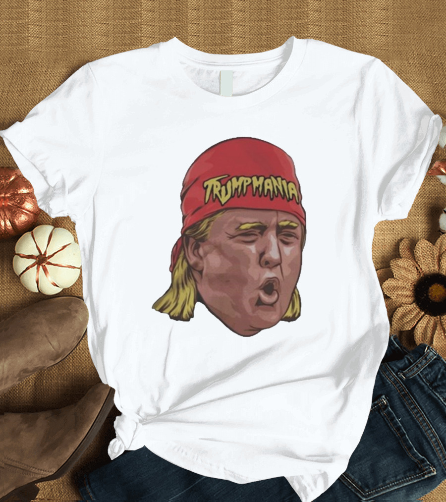 Trumpmania Wrestling Headband Hulk Hogan T-Shirt