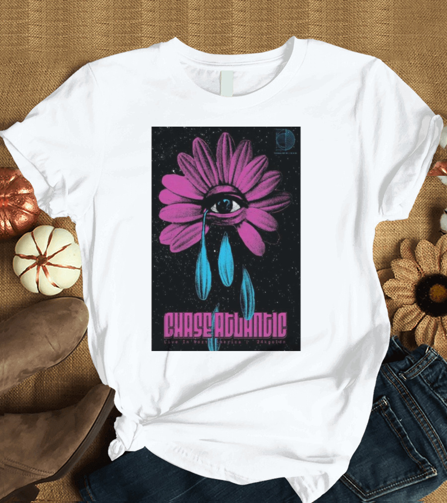 Chase Atlantic Live In North America Detroit MI November 6 2024 24kGoldn T-Shirt