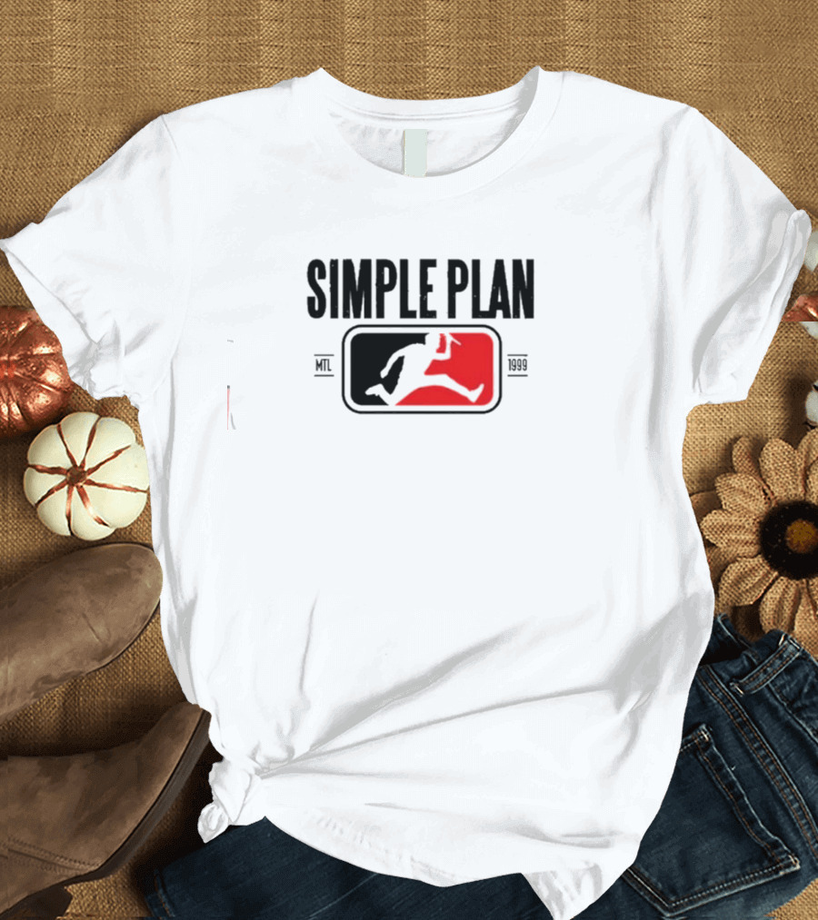 Simple Plan MTL 1999 Sp Style Logo Raglan T-Shirt
