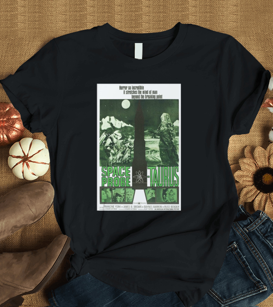 Space Probe Taurus 1965 Movie Poster Horror Beyond the Breaking Point T-Shirt