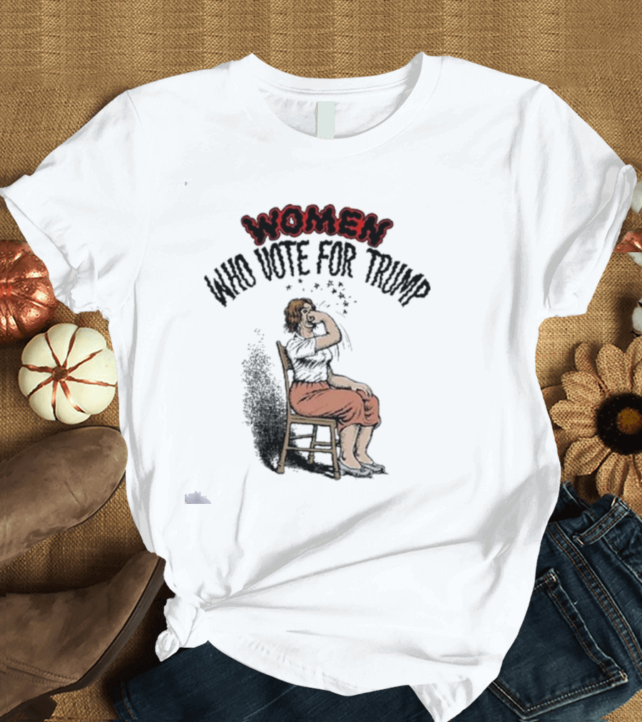 Robert Crumb Women Who Vote For Trump Seated Woman T-Shirt