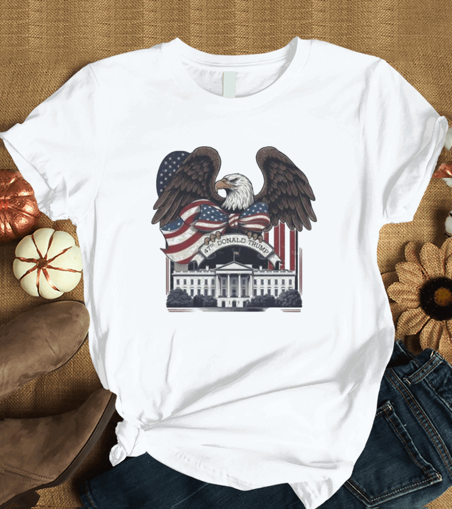 47th President Donald Trump Inauguration Eagle Republican 2024 White House T-Shirt