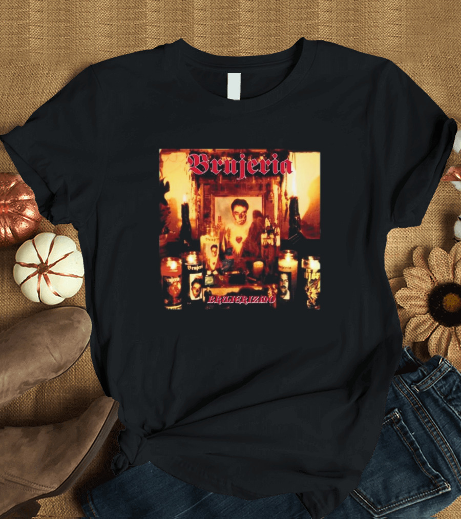 Brujeria Brujerizmo Candle Altar Artwork 29th November T-Shirt