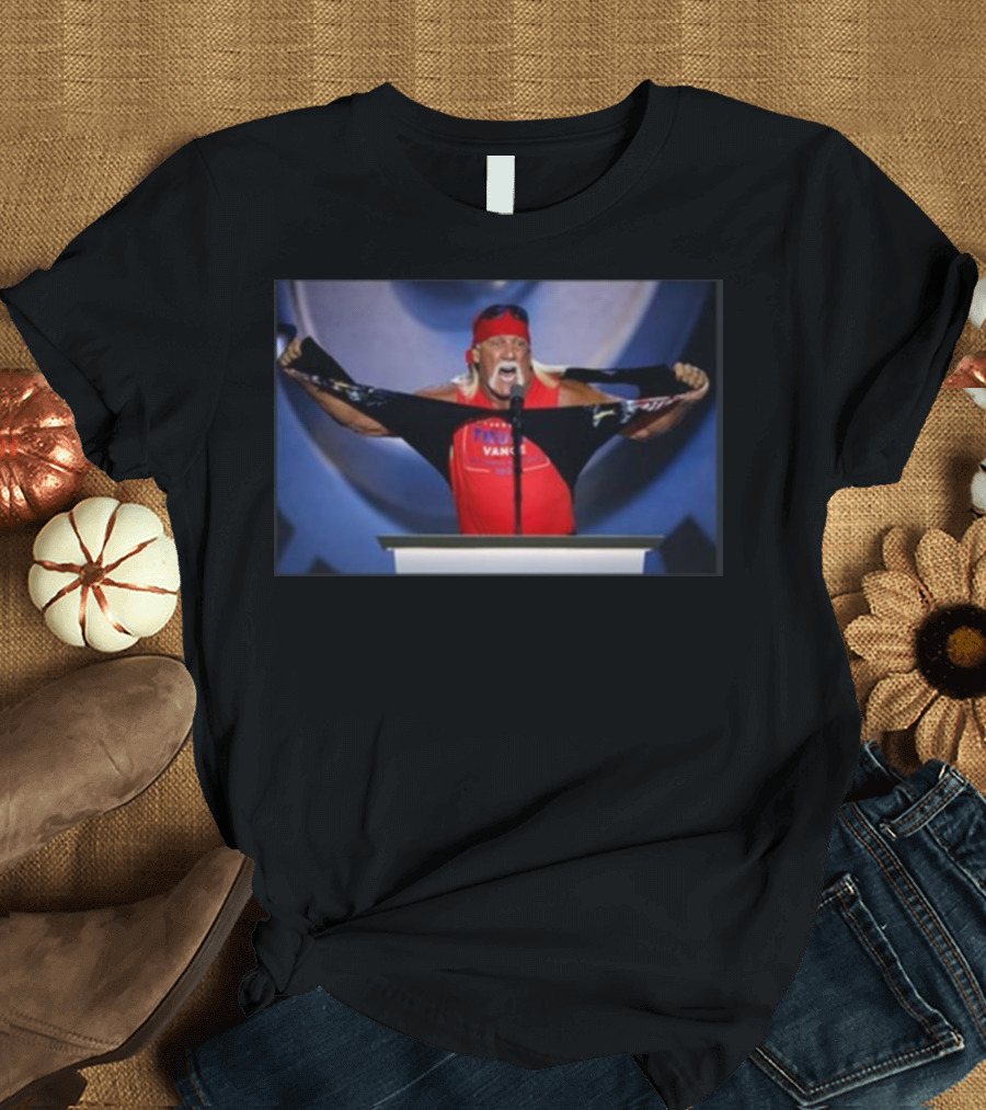 Hulk Hogan Trumpmania Make America Great Again Yankee Stadium T-Shirt