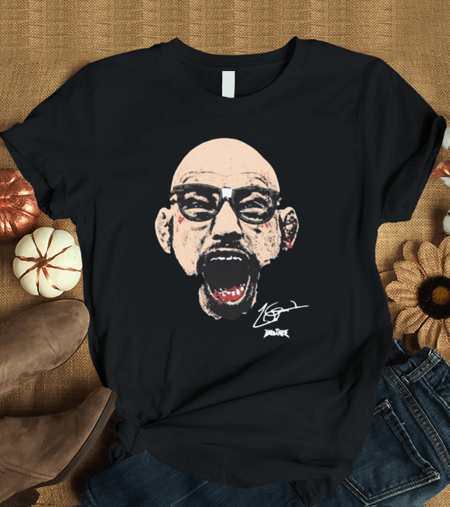 Full Violence Jean Silva Big Face Signature Bold Scream T-Shirt